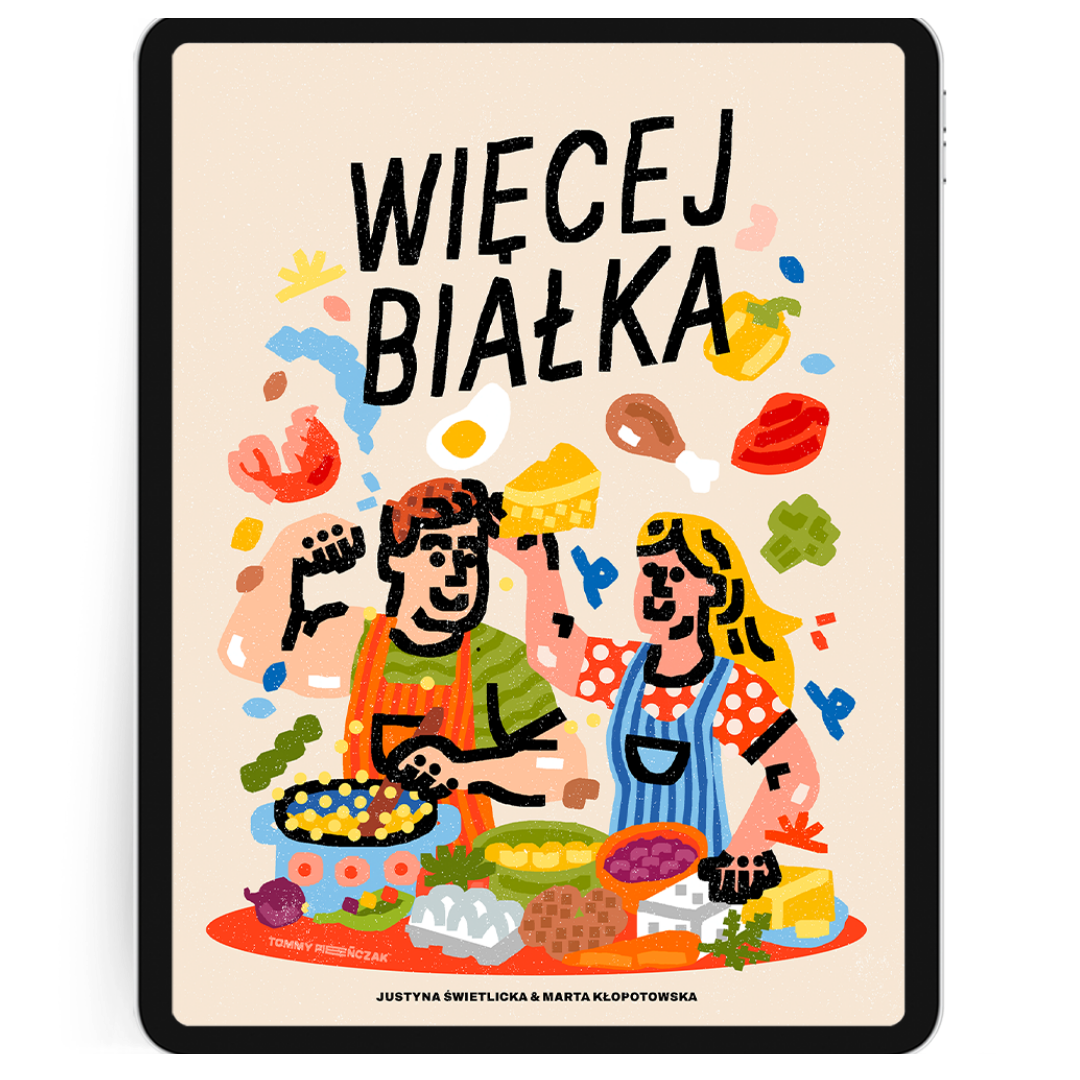 więcej białka, ebook kulinarny, wysokobiałkowe przepisy